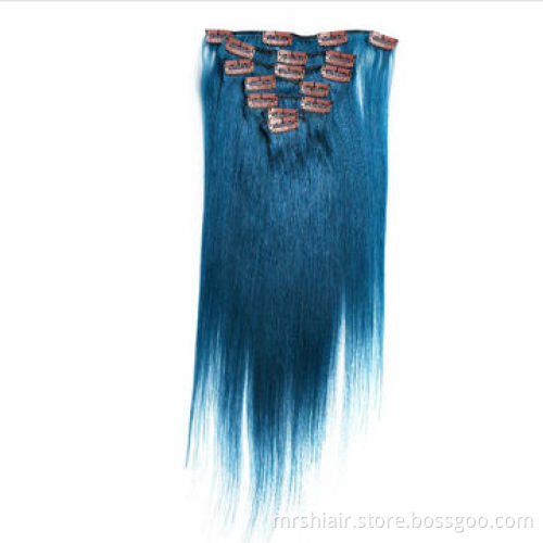 22-inch high-luminance color Brazilian Remy clip in hair